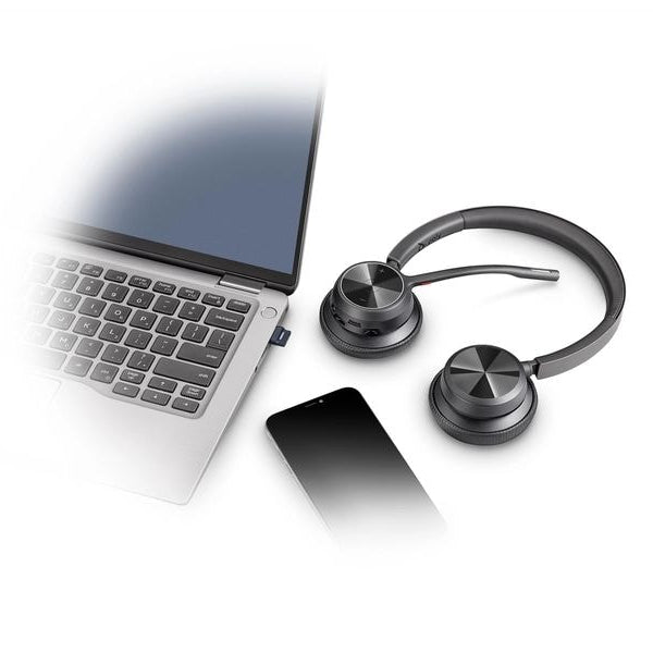 Poly Headset Voyager 4320 UC Duo USB-C, ohne Ladestation