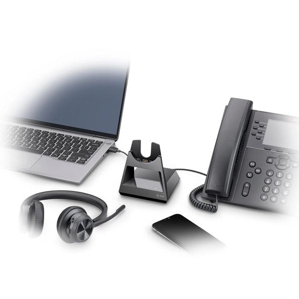 Poly Headset Voyager 4320 MS Duo USB-C, inkl. Ladestation