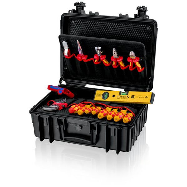 Knipex Werkzeugkoffer «Robust23 Start» Elektro, 24-teilig
