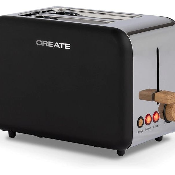Create Toaster Retro Schwarz