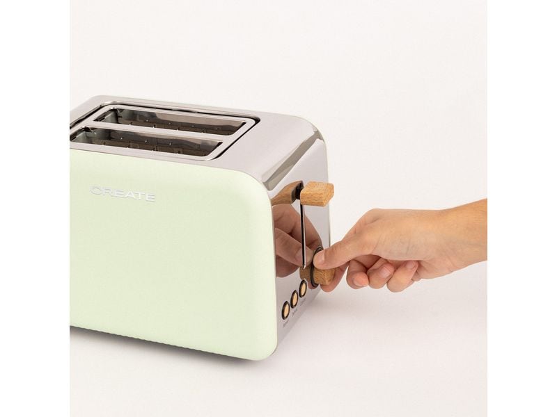 Create Toaster Retro Pastelgrün