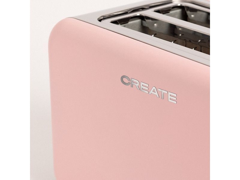 Create Toaster Retro Pastelrosa