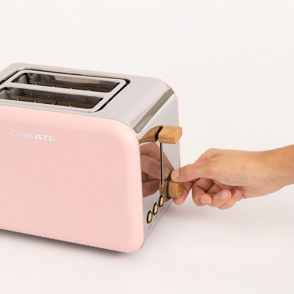 Create Toaster Retro Pastelrosa