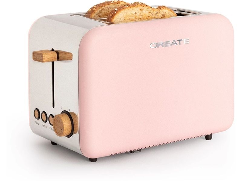 Create Toaster Retro Pastelrosa