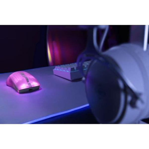 DELTACO Gaming-Maus GAM-145-W Weiss/Trasparent