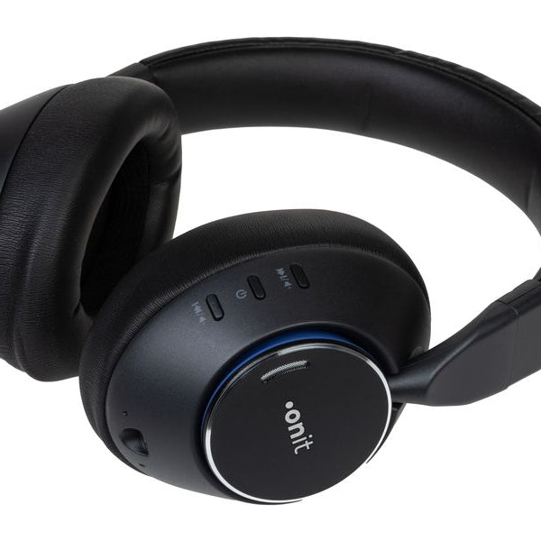 onit Wireless Over-Ear-Kopfhörer ANC Schwarz