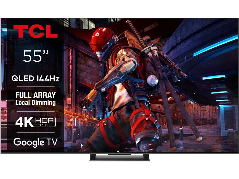 TCL TV 55T8A 55", 3840 x 2160 (Ultra HD 4K), QLED