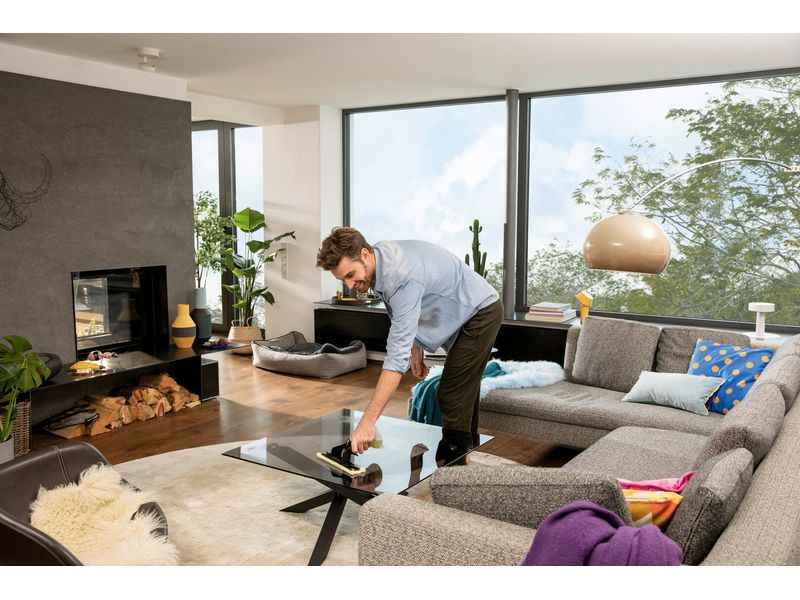 Kärcher Fenstersauger WV 4-4 Plus Schwarz/Weiss