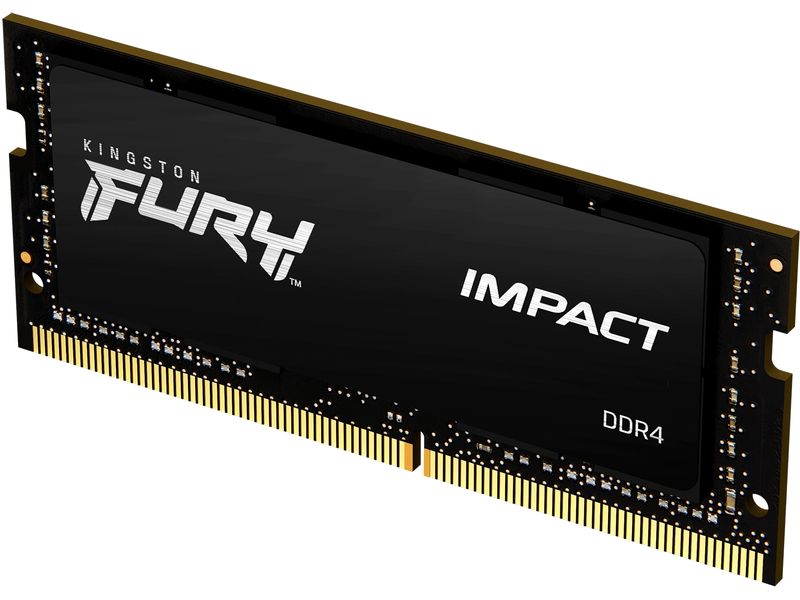 Kingston Fury Impact, SO-DIMM, DDR4 32GB, 3200MHz - schwarz