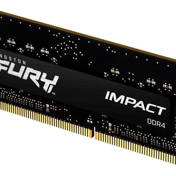 Kingston Fury Impact, SO-DIMM, DDR4, 16GB (2 x 8GB), 3200MHz - schwarz