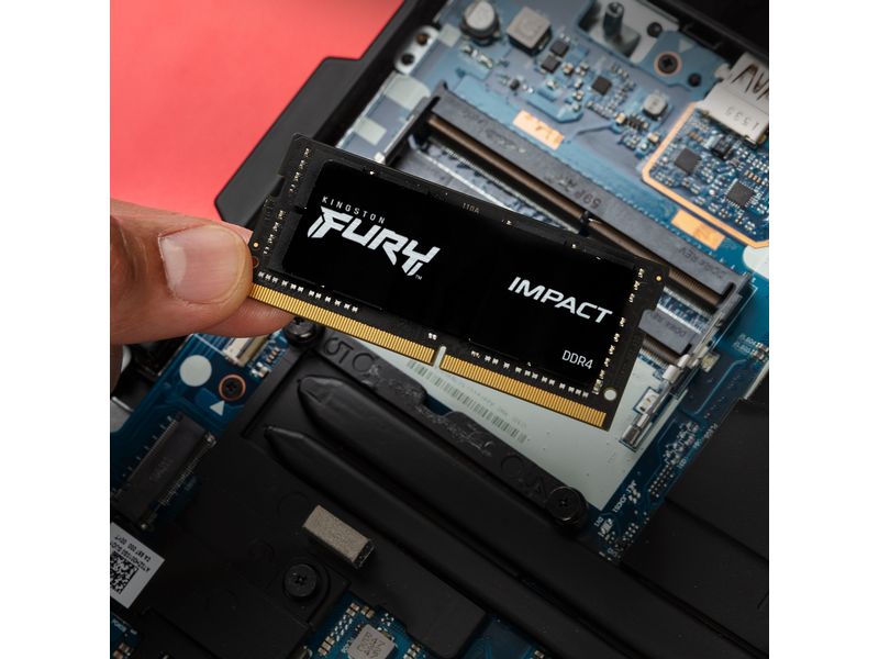 Kingston Fury Impact, SO-DIMM, DDR4, 64GB (2 x 32GB), 3200MHz - schwarz