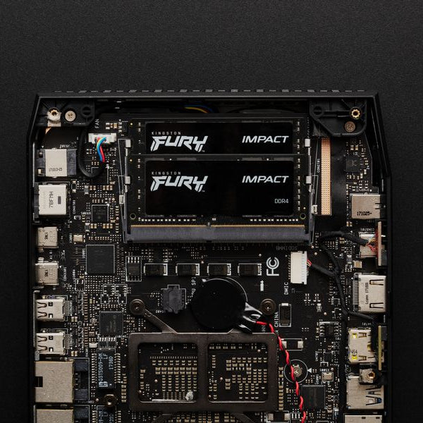 Kingston Fury Impact, SO-DIMM, DDR4, 64GB (2 x 32GB), 3200MHz - schwarz