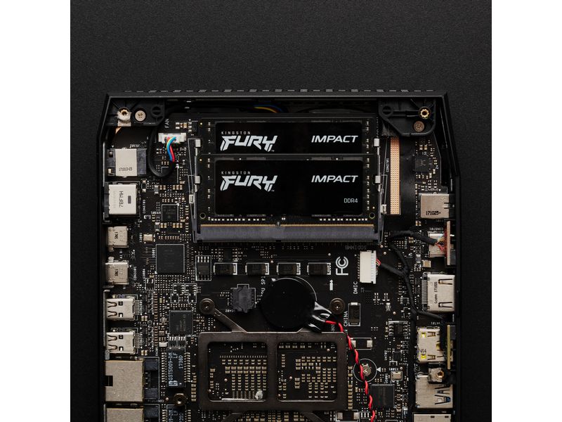 Kingston Fury Impact, SO-DIMM, DDR4 32GB, 3200MHz - schwarz