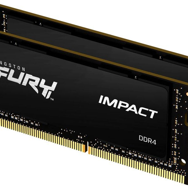 Kingston Fury Impact, SO-DIMM, DDR4, 64GB (2 x 32GB), 3200MHz - schwarz
