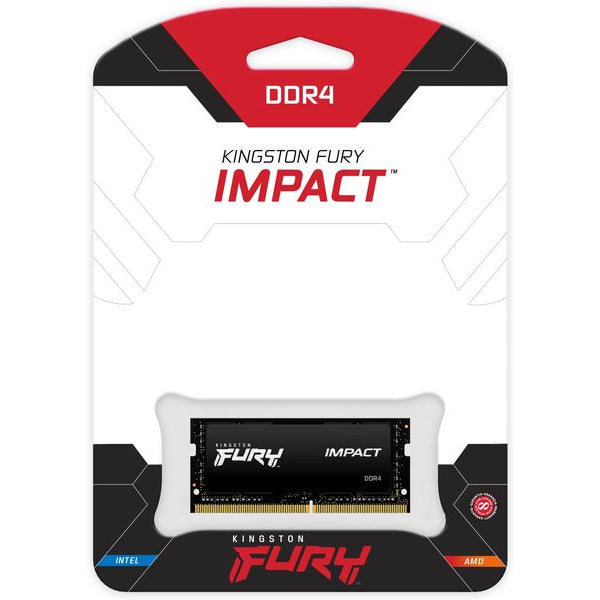 Kingston Fury Impact, SO-DIMM, DDR4 32GB, 3200MHz - schwarz