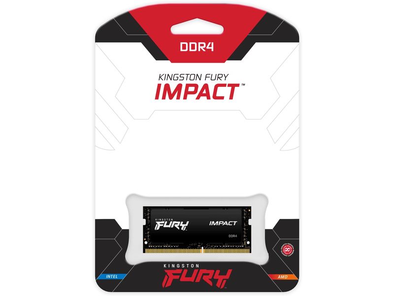 Kingston Fury Impact, SO-DIMM, DDR4 32GB, 3200MHz - schwarz