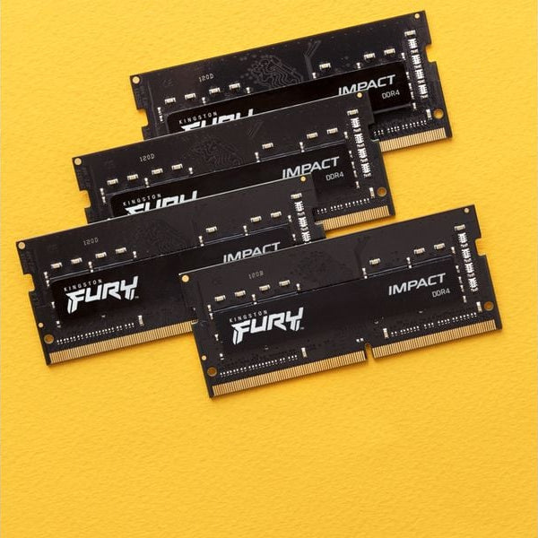 Kingston Fury Impact, SO-DIMM, DDR4, 16GB (2 x 8GB), 3200MHz - schwarz