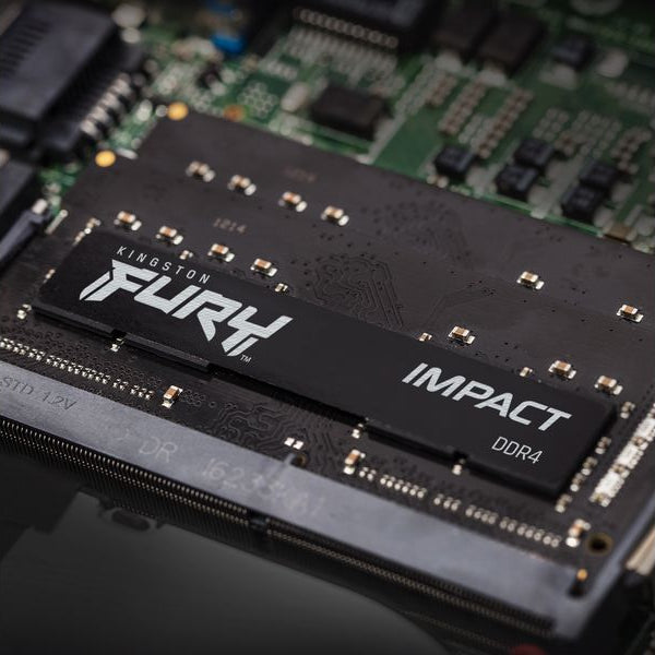 Kingston Fury Impact, SO-DIMM, DDR4, 16GB (2 x 8GB), 3200MHz - schwarz