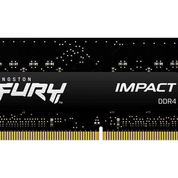 Kingston Fury Impact, SO-DIMM, DDR4, 16GB (2 x 8GB), 3200MHz - schwarz