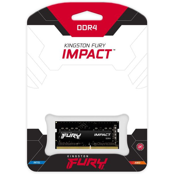 Kingston Fury Impact, SO-DIMM, DDR4, 16GB (1x 16GB) 3200MHz