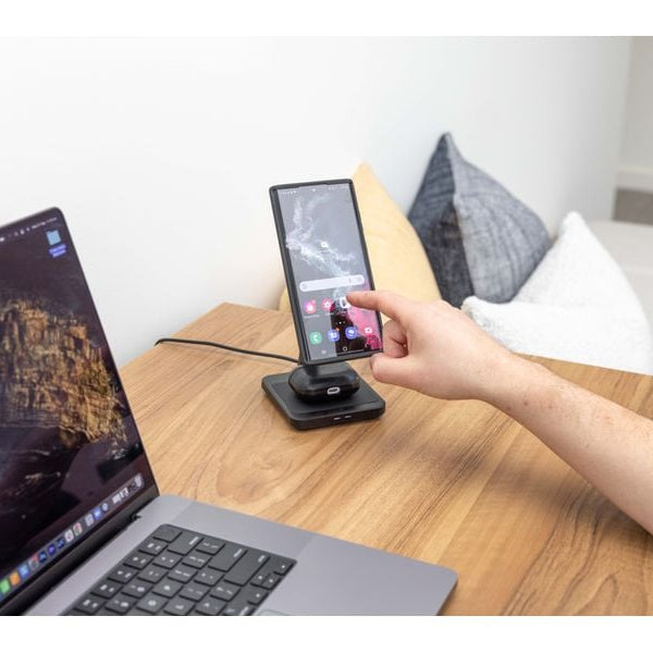 Quad Lock Dual Desktop Wireless Charger
