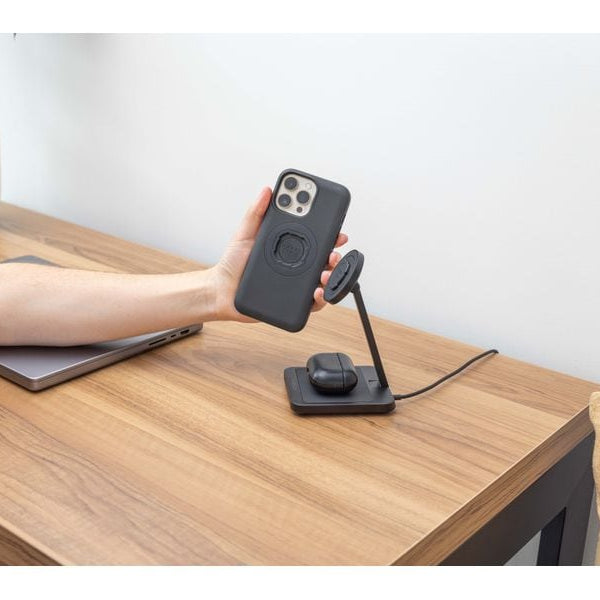 Quad Lock Dual Desktop Wireless Charger