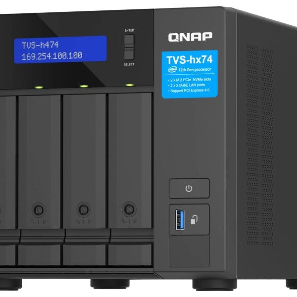 QNAP TVS-h474-PT-8G 4-bay
