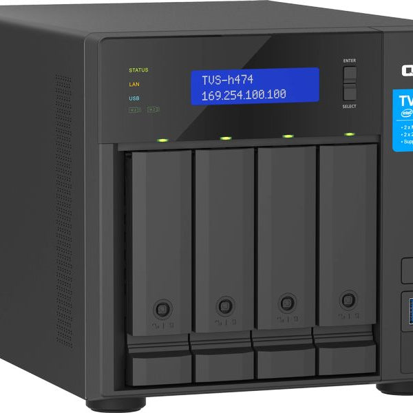 QNAP TVS-h474-PT-8G 4-bay