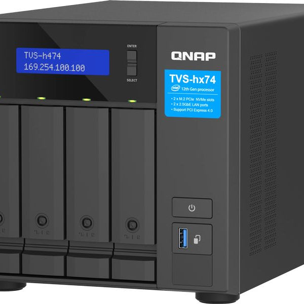 QNAP TVS-h474-PT-8G 4-bay