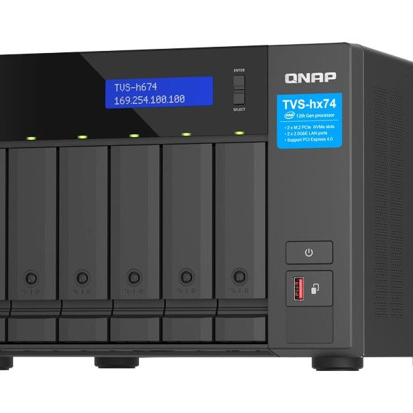 QNAP NAS TVS-h674-i3-16G 6-bay