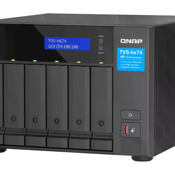 QNAP NAS TVS-h674-i3-16G 6-bay