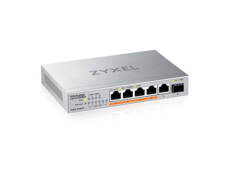 Zyxel PoE++ Switch XMG-105HP 6 Port