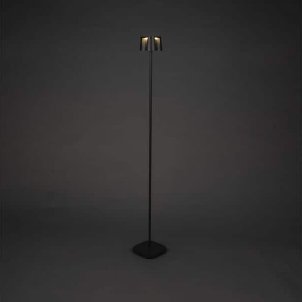 Konstsmide Stehleuchte Nice USB, 2700 / 3000 K, 3 W, Schwarz