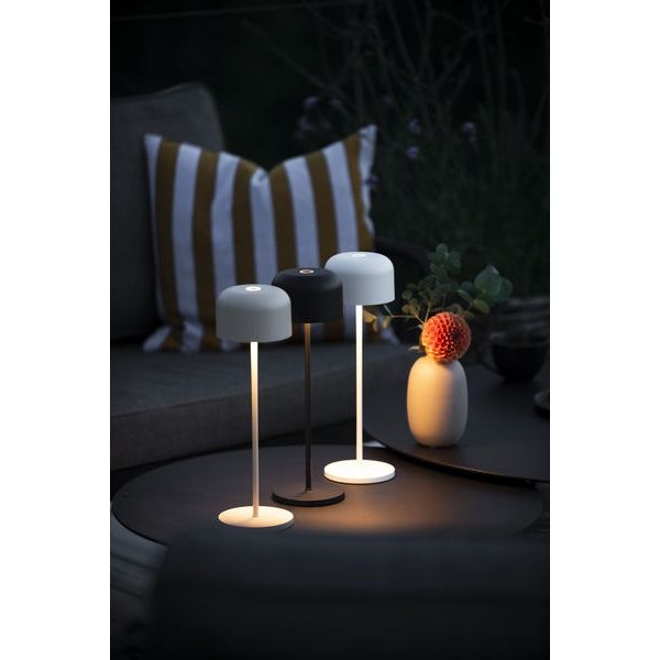 Konstsmide Tischleuchte Lille USB, 2200 / 2700 K, 3.5 W, Schwarz