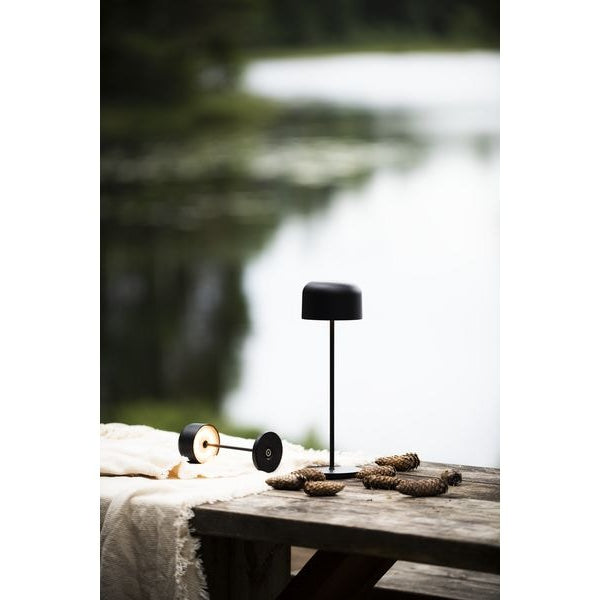 Konstsmide Tischleuchte Lille USB, 2200 / 2700 K, 3.5 W, Schwarz