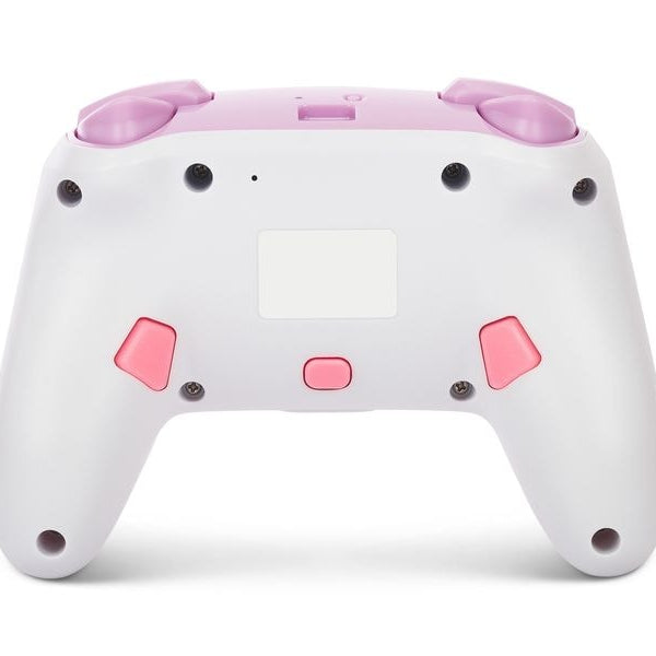 Power A Enhanced Wireless Controller Princess Peach Plaid