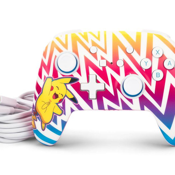 Power A Enhanced Wireless Controller Vibrant Pikachu