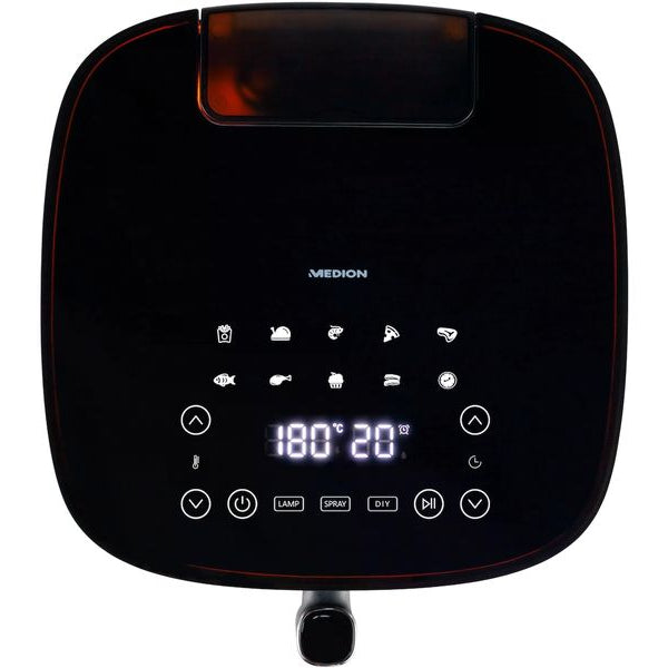 Medion Heissluft-Fritteuse MD 11780 5 l, Schwarz