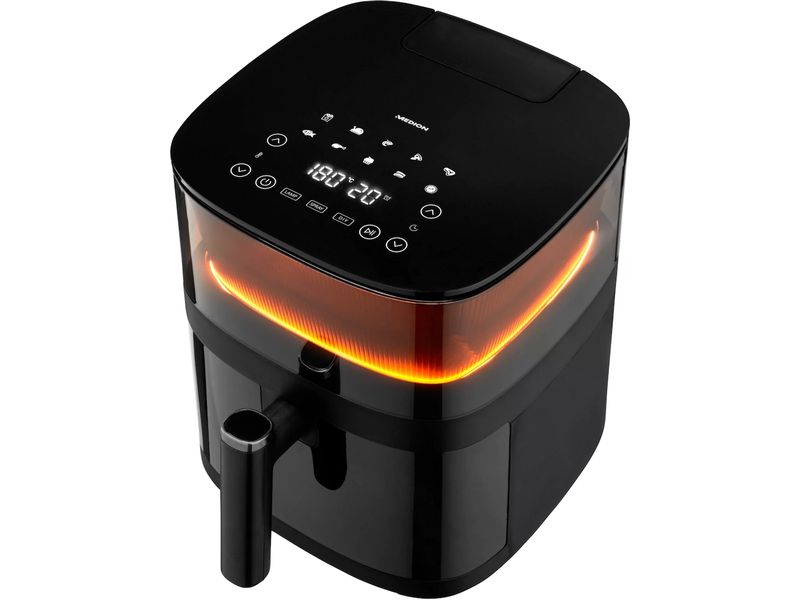Medion Heissluft-Fritteuse MD 11780 5 l, Schwarz