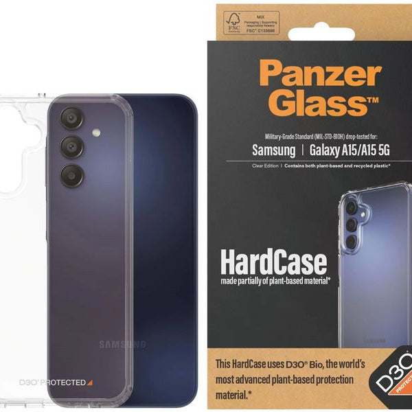 Panzerglass Back Cover HardCase D3O Galaxy A15/Galaxy A15 5G Transparent