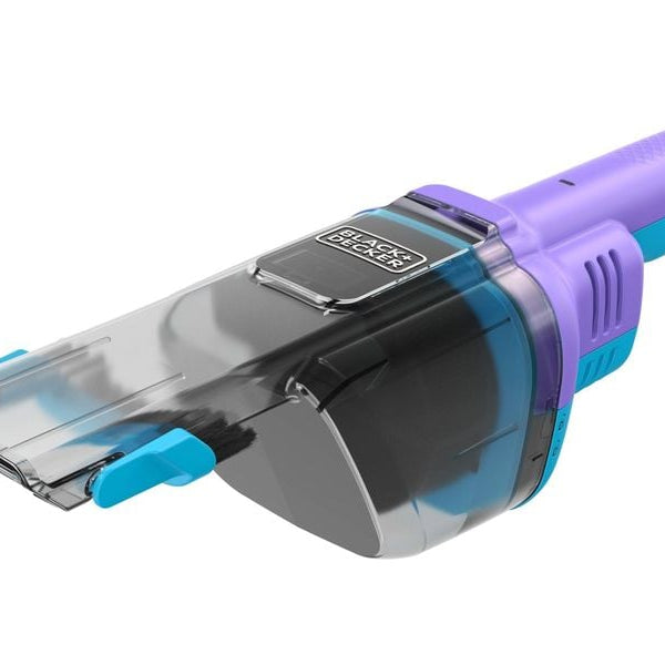 BLACK+DECKER Akku-Handsauger NVD220BP-QW Hellblau/Violett