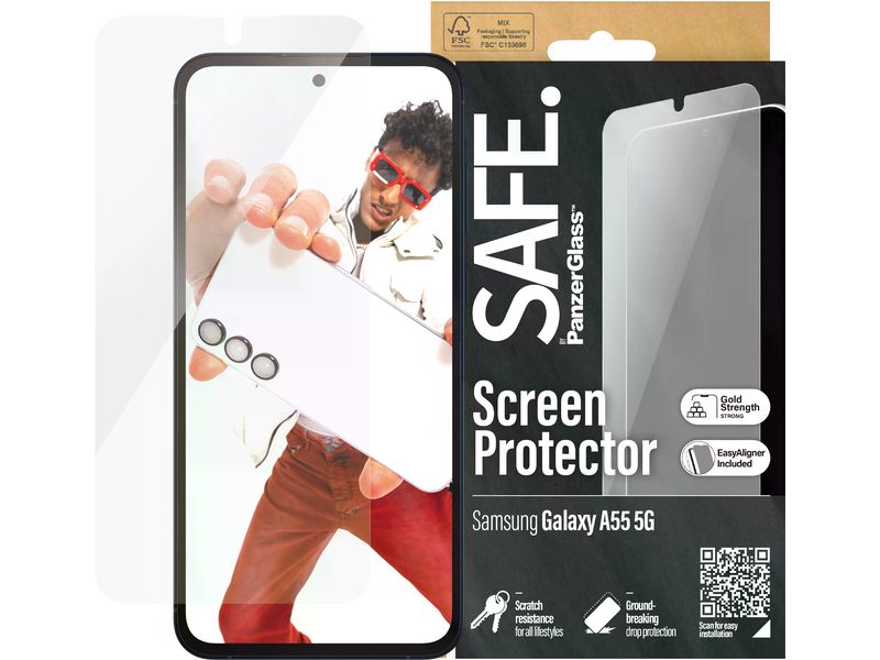 SAFE. Displayschutz Ultra Wide Fit Galaxy A55 5G