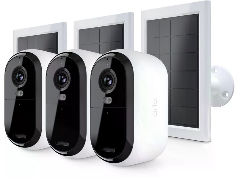 Arlo Essential Outdoor 2K (Gen 2) VMK3350 Solarpanel, 3er Set