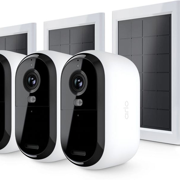 Arlo Essential 3 2K, 3er Set mit Solarpanel