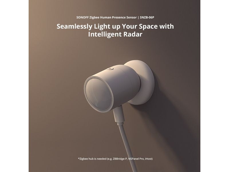 SONOFF Bewegungsmelder ZigBee SNZB-06P DC 5 V 1A USB-C, 4 m