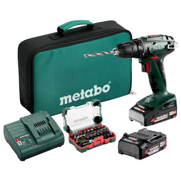 Metabo Akku-Bohrschrauber BS 18 SET 18 V, Kit