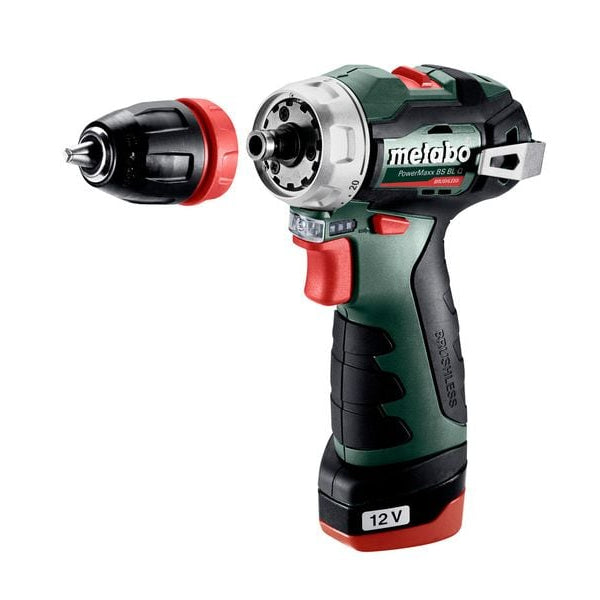 Metabo Akku-Bohrschrauber Powermaxx BS BL Q, 12 V, Kit