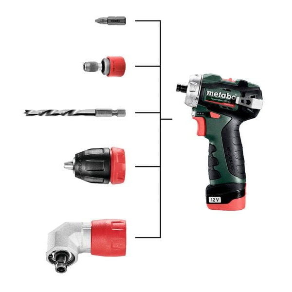 Metabo Akku-Bohrschrauber Powermaxx BS BL Q, 12 V, Kit