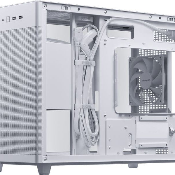 ASUS PC-Gehäuse AP201 MicroATX TG Weiss