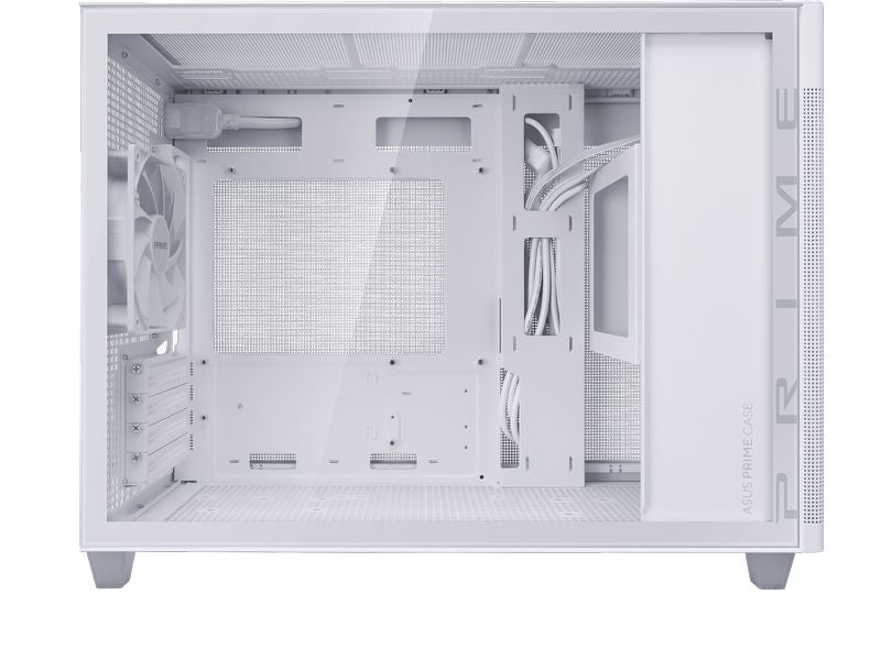 ASUS PC-Gehäuse AP201 MicroATX TG Weiss